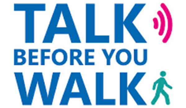 Talk before you walk